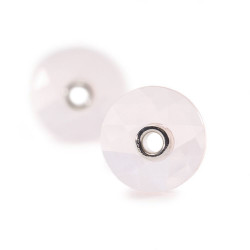 Trollbeads - Rose quartz earrings