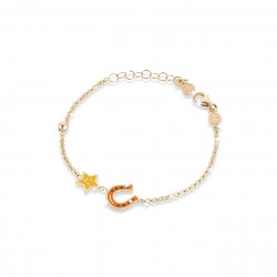 LeBebé - Fortuna, yellow gold bracelet horseshoe and...