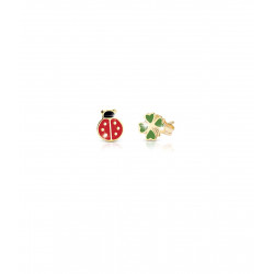 LeBebé - Fortuna, earrings in four-leaf clover...