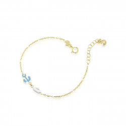 LeBebé - Toys, yellow gold anchor bracelet and boat