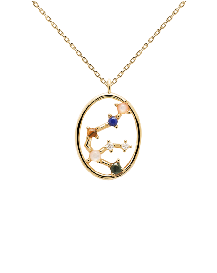 Pdpaola - Constellation zodiaque, collier d'aquarium