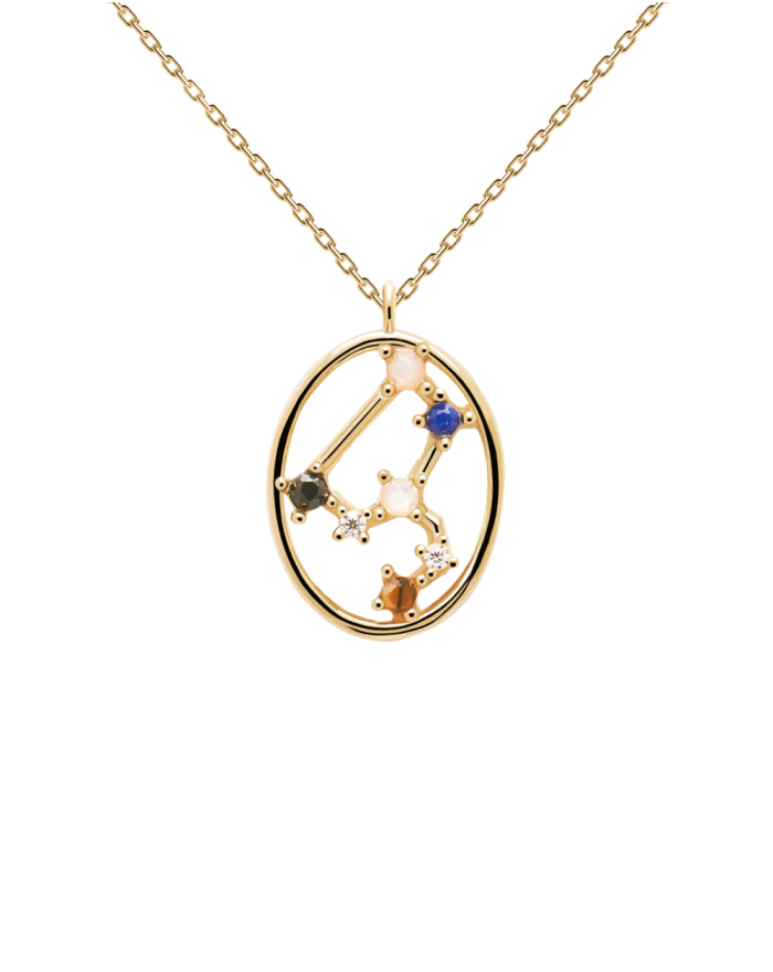 PDPaola - Zodiac Constellation, Necklace \"Lion\"