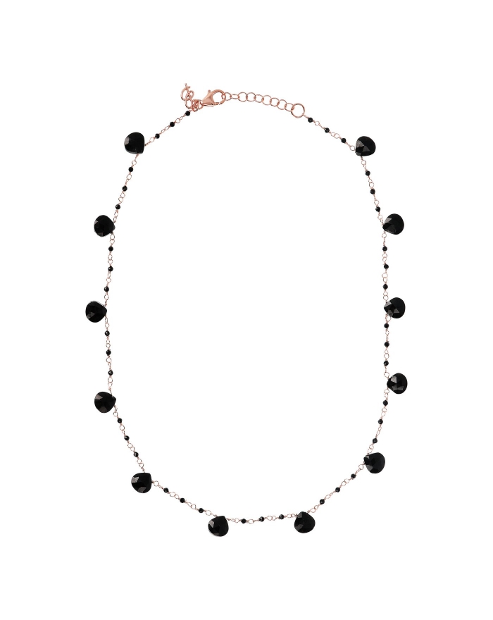 Bronzallure - Rosary Necklac with Natural Stone