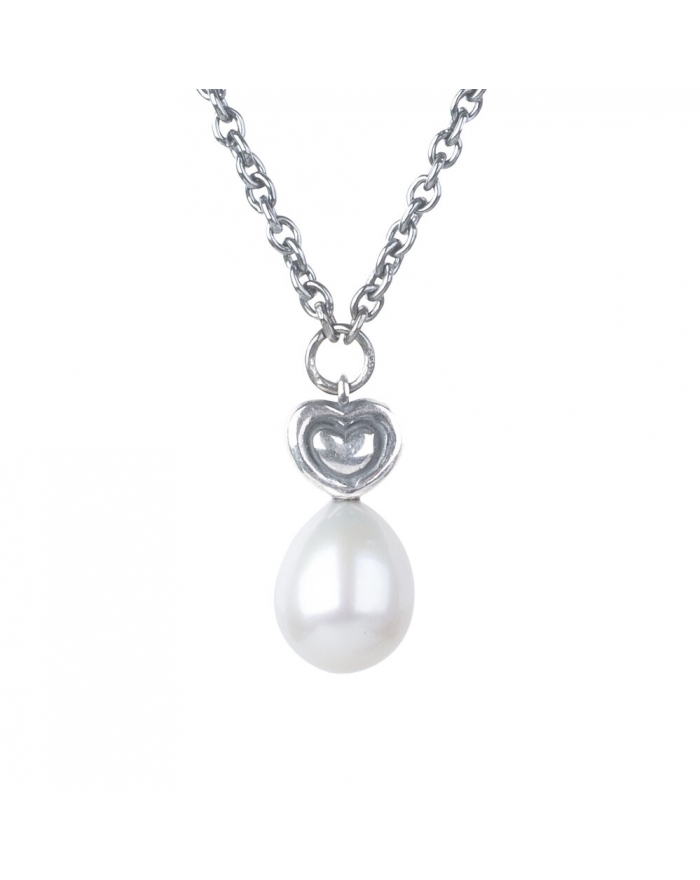 Trollbeads - Necklac Heart with Pearl