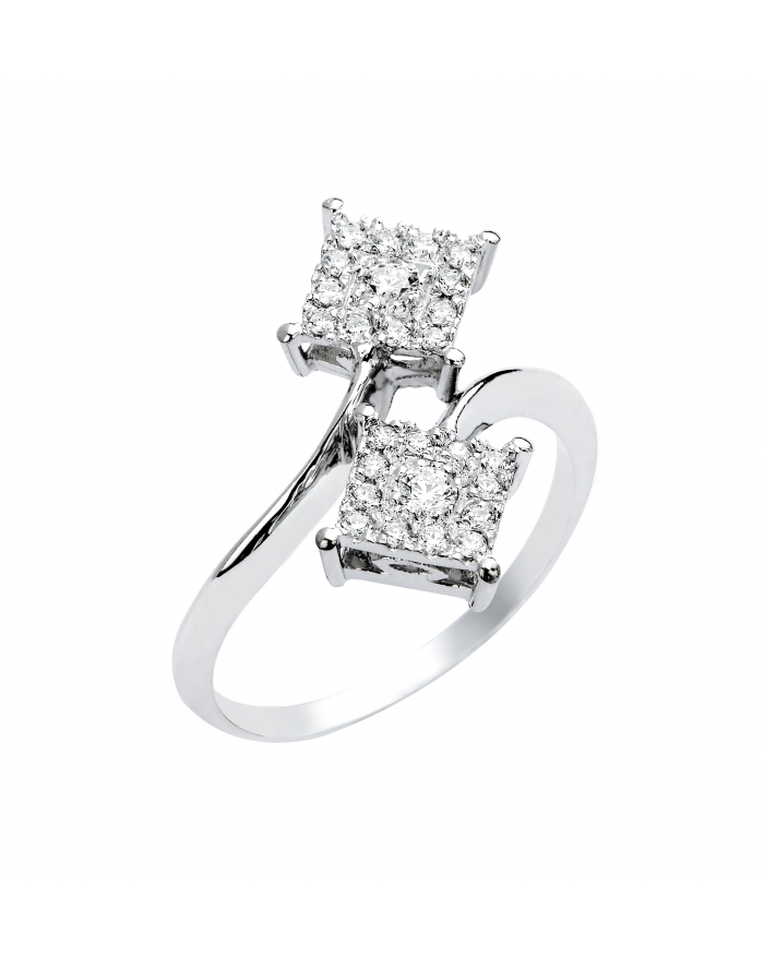 Contrary magik white gold and diamonds