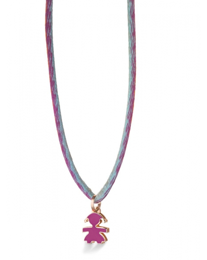 Lebebé - mini, pink gold and purple enamel