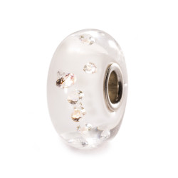 Trollbeads - Perles en diamant blanc