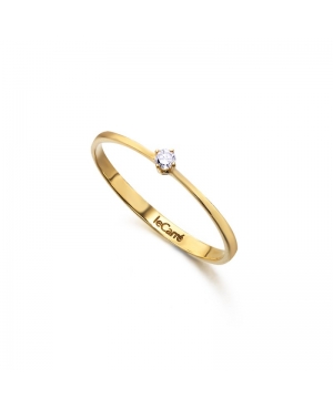 Le carré - solo ring yellow gold