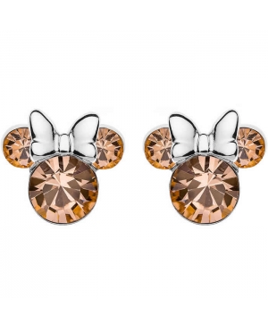 Disney - Earrings Minnie Champagne White