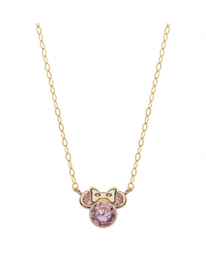 Disney - Minnie pink and gold necklace