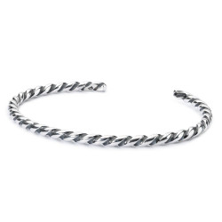 Trollbeads - Silver spiral bangle