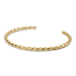 Trollbeads - Gold Plated Spiral Bangle