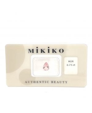 Mikiko - Morganite taglio goccia 0.75Ct in blister