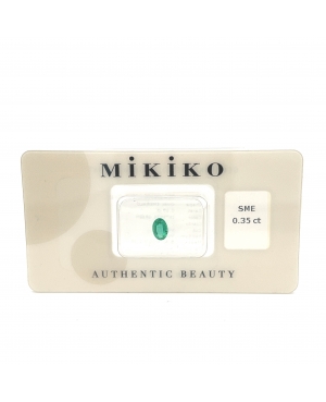 Mikiko - Smeraldo taglio ovale 0.35Ct in blister