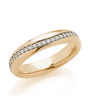 copy of Yellow Gold Wedding Ring with round of 48...